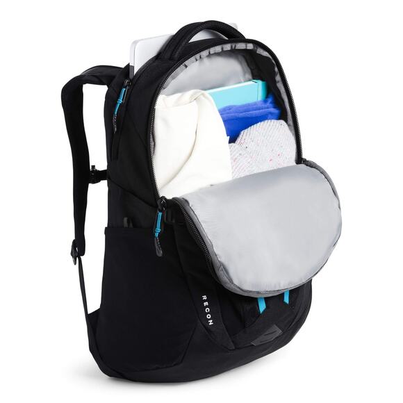 The North Face Women\'s Recon Daypack Backpack Laptop Black Heather/Ethereal Blue main image 6